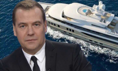 Яхта Дмитрия Медведева стоимостью 100 миллионов долларов сменила название и направилась в США