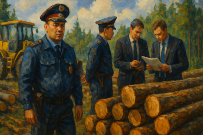 Незаконную вырубку леса пресекли в Костанайской области