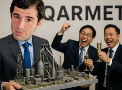 Qarmet’s parent company was taken away to Singapore