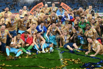 Футбольный клуб &laquo;Зенит&raquo; стал чемпионом России по футболу